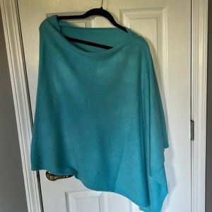 Turquoise/Tiffany Blue Cape/Poncho